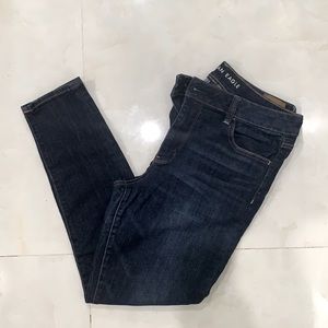 AE Next Level Stretch High Rise Skinny Jeggings Denim 14